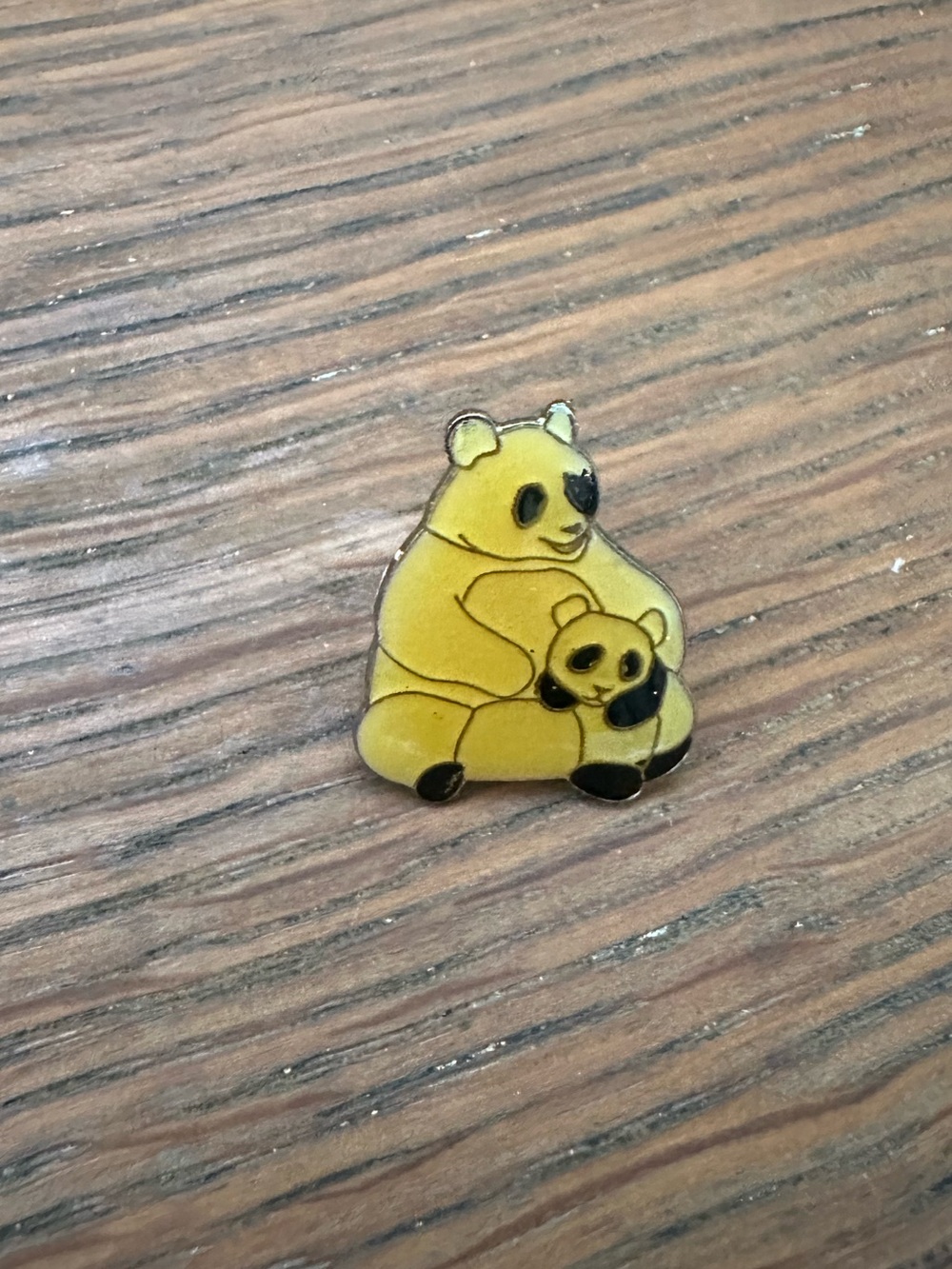 Vintage 1990s Chinese Panda Pin